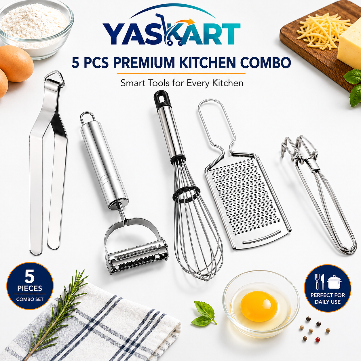 5 Piece Premium Kitchen Combo